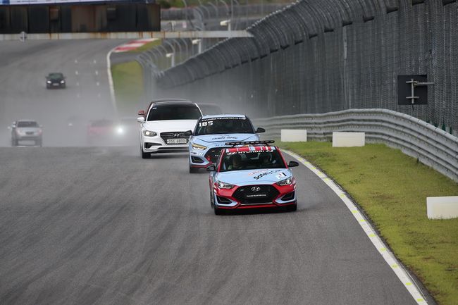 14일 인제스피디움에서 열린  ‘JBL 트랙 데이’.