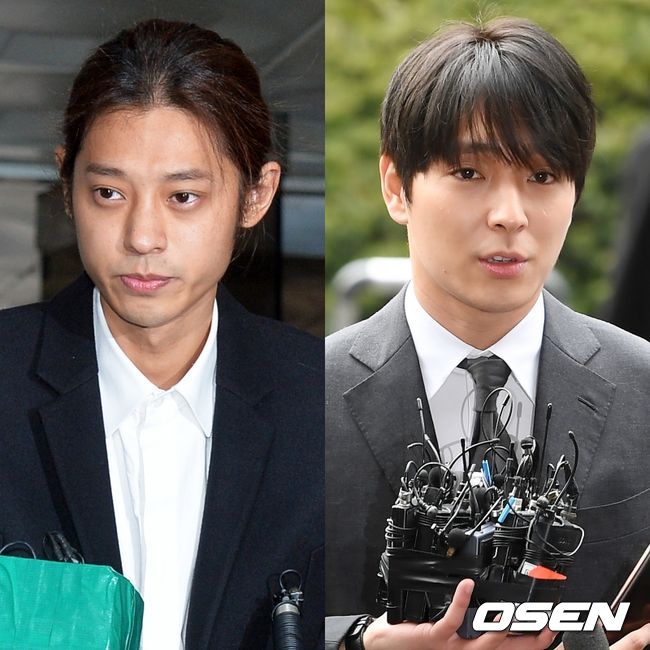 정준영(왼쪽)과 최종훈(오른쪽). OSEN DB.