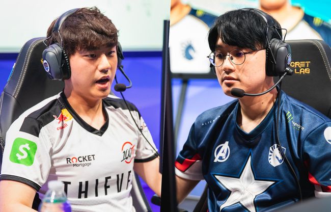 '뱅' 배준식(왼쪽)과 '코어장전' 조용인. /라이엇 게임즈 플리커.