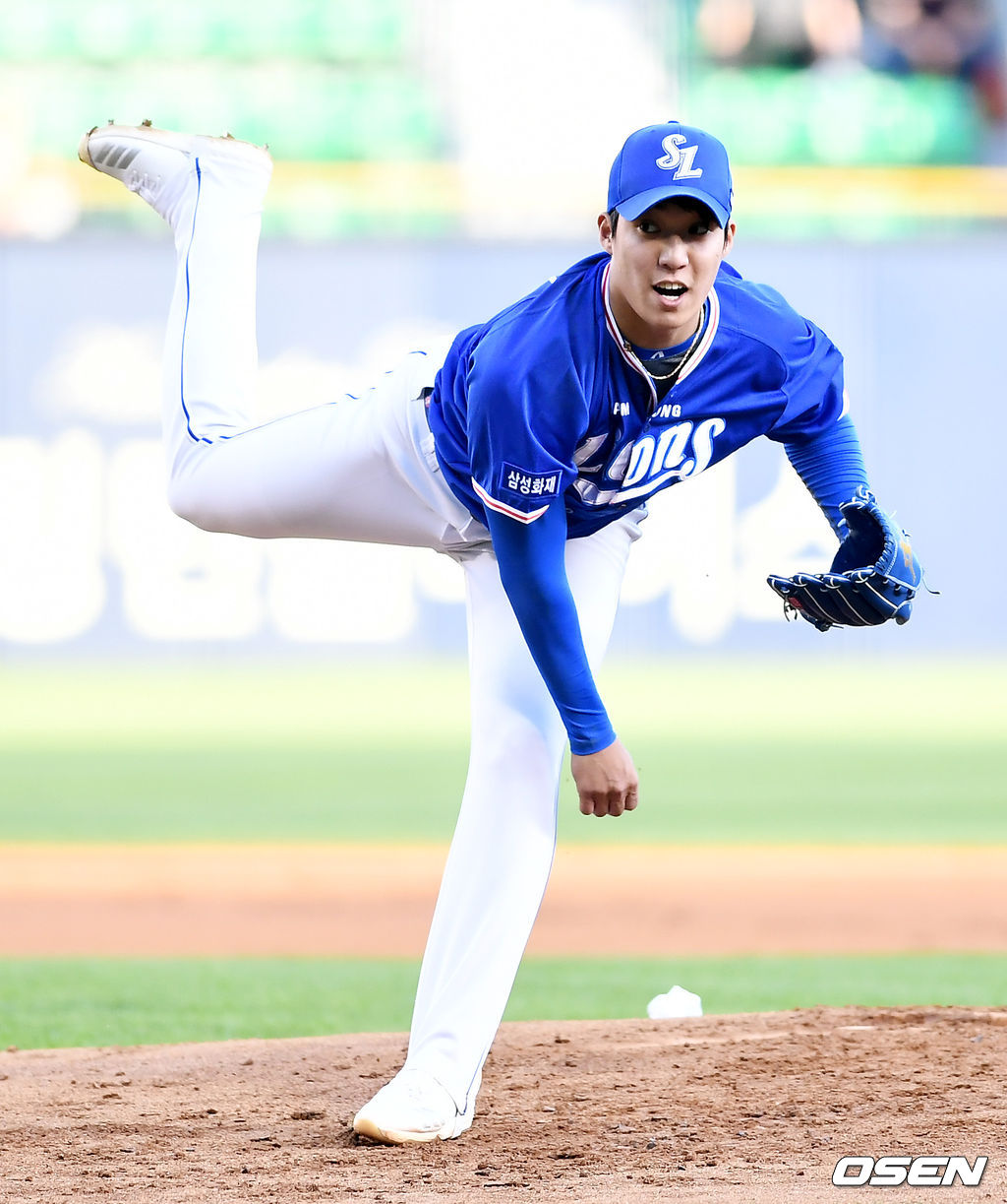 삼성 원태인. /pjmpp@osen.co.kr