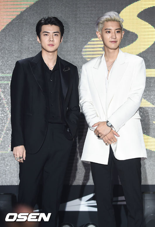 세훈&찬열이 포즈를 취하고 있다./ soul1014@osen.co.kr