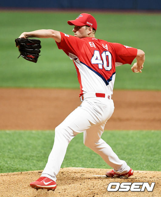 1회말 KIA 선발투수 터너가 역투하고 있다. /pjmpp@osen.co.kr