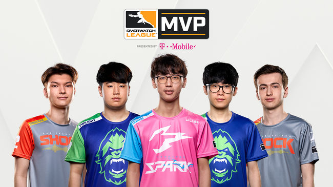 오버워치 리그 2019 시즌 MVP 최종 후보 5인/ 블리자드 엔터테인먼트 제공.