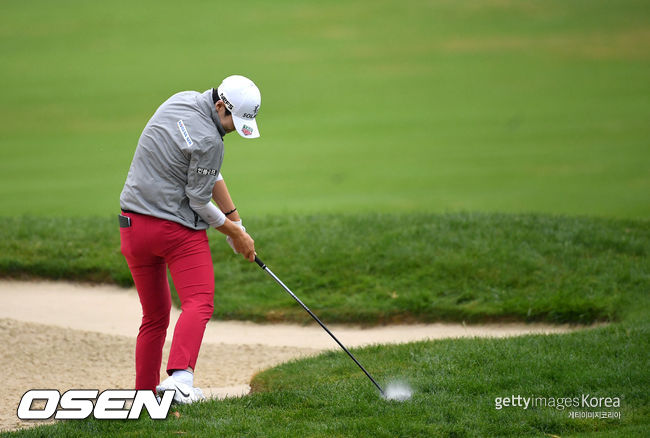 박성현이 에비앙 챔피언십 최종라운드 15번홀에서 경기를 펼치고 있다. /ⓒGettyimages(무단전재 및 재배포 금지)
