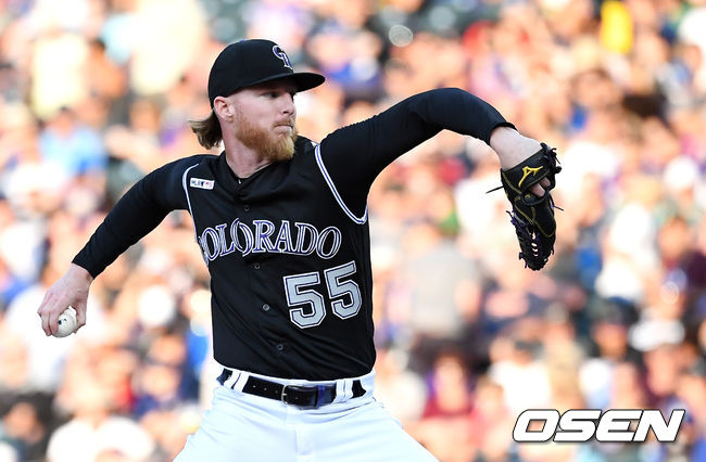 2회초 콜로라도 조나단 그레이가 역투하고 있다. /jpnews@osen.co.kr