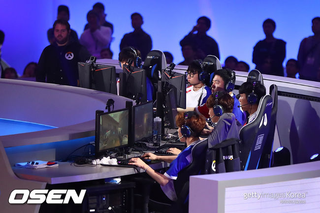 [사진] 2017 오버워치 월드컵에 참가한 한국 대표팀. /ⓒGettyimages(무단전재 및 재배포 금지)