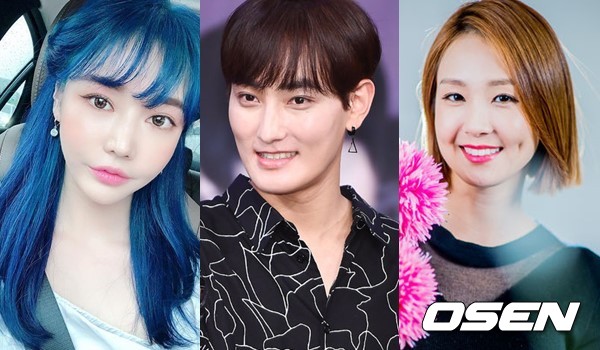 우주안(왼쪽), 강타(중앙), 오정연(오른쪽)/ 우주안 인스타그램, OSEN DB