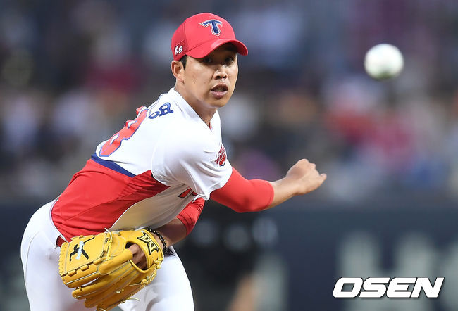 KIA 타이거즈 임기영이 역투하고 있다. / youngrae@osen.co.kr