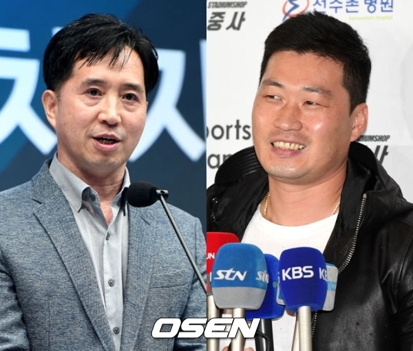 [사진] 홍준학 단장-오승환. 