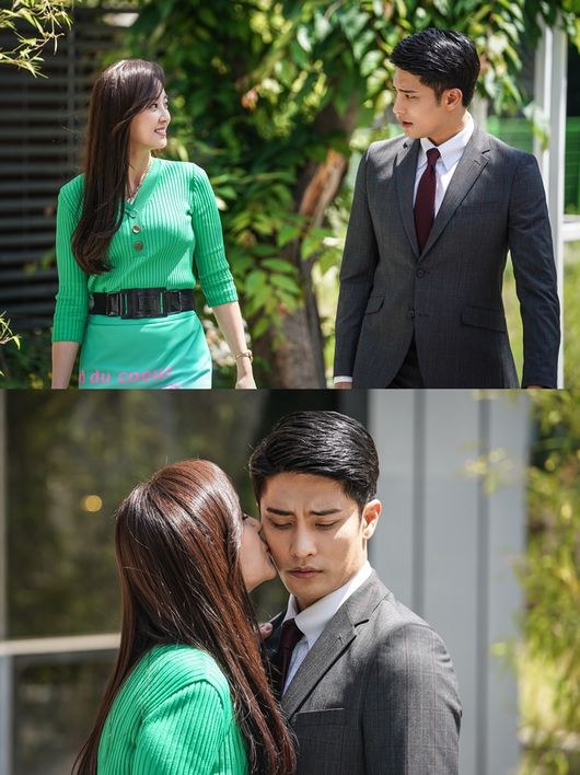 [사진=iHQ 제공] '레벨업'에 출연 중인 배우 성훈, 강별 스틸 컷