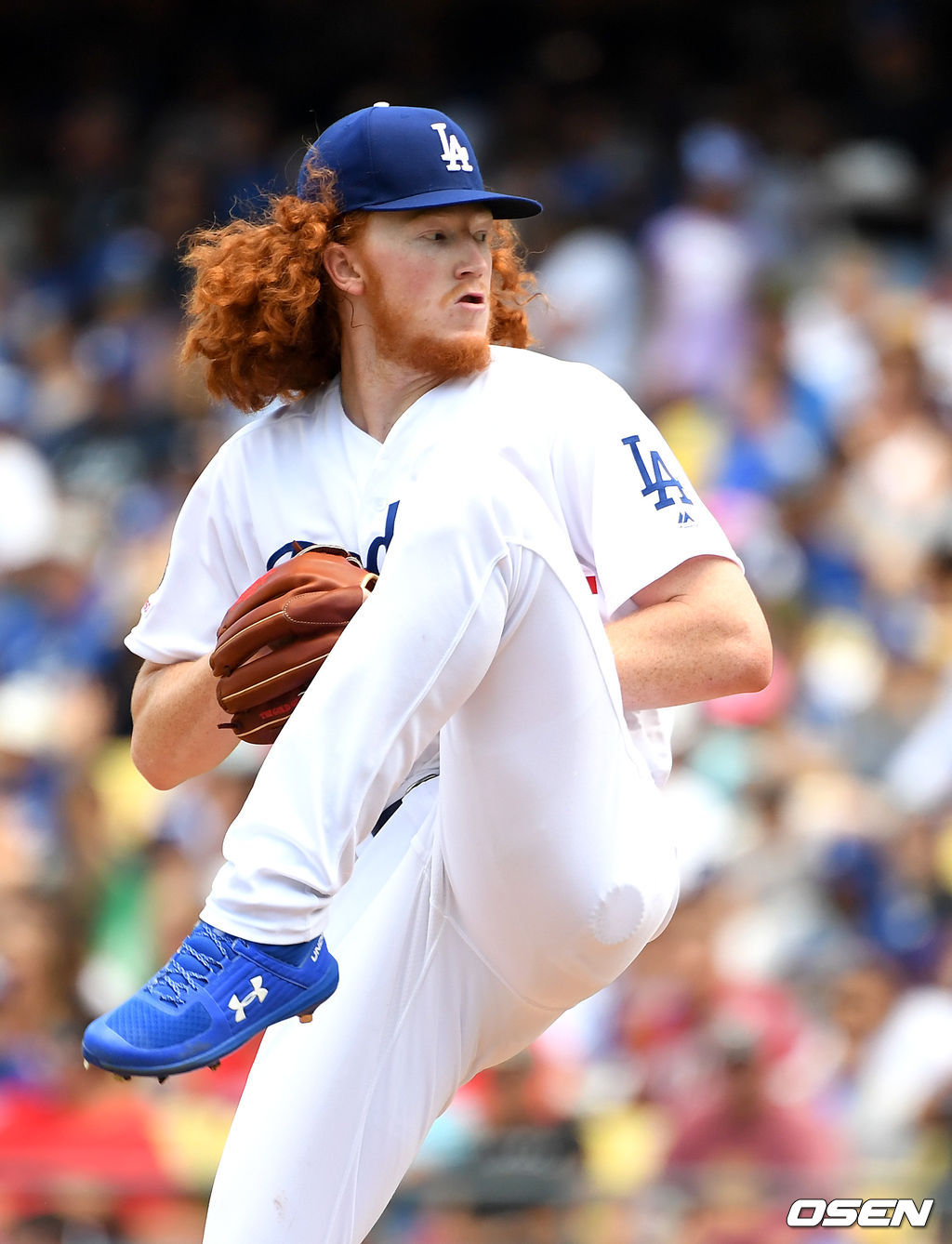 6회초 다저스 메이가 역투하고 있다./jpnews@osen.co.kr