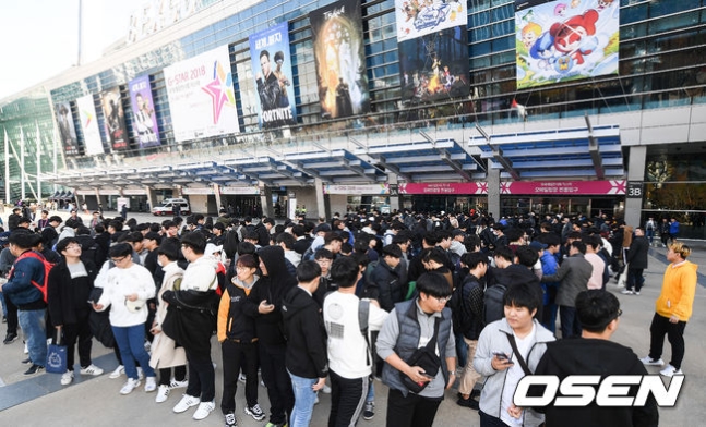 지스타 2018 현장.