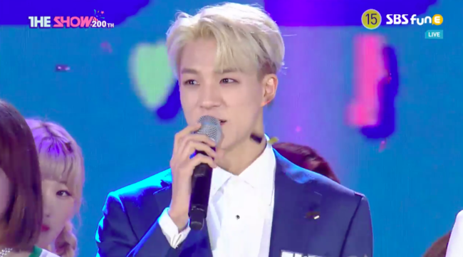 '더 쇼' 방송화면 캡처