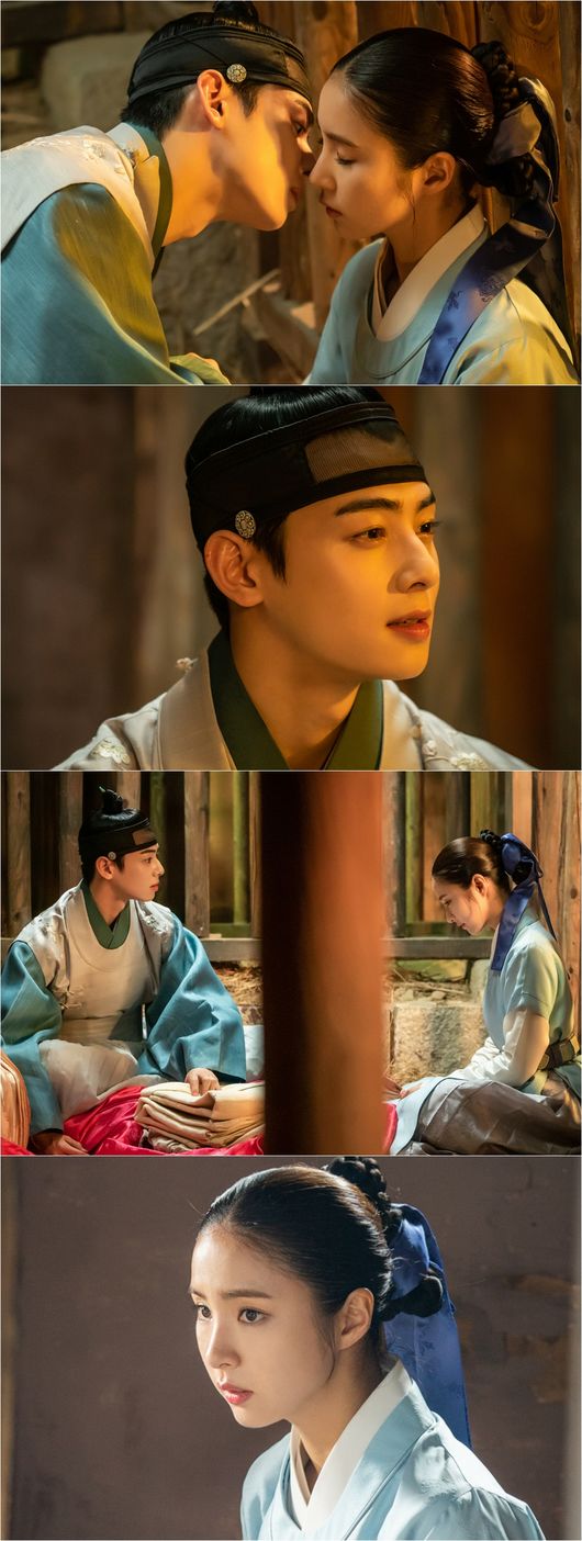 [사진=초록뱀미디어 제공] '신입사관 구해령' 신세경, 차은우 스틸 컷