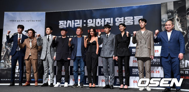 21일 오전 서울 CGV압구정에서 영화 ‘장사리: 앚혀진 영웅들’  제작보고회가 열렸다