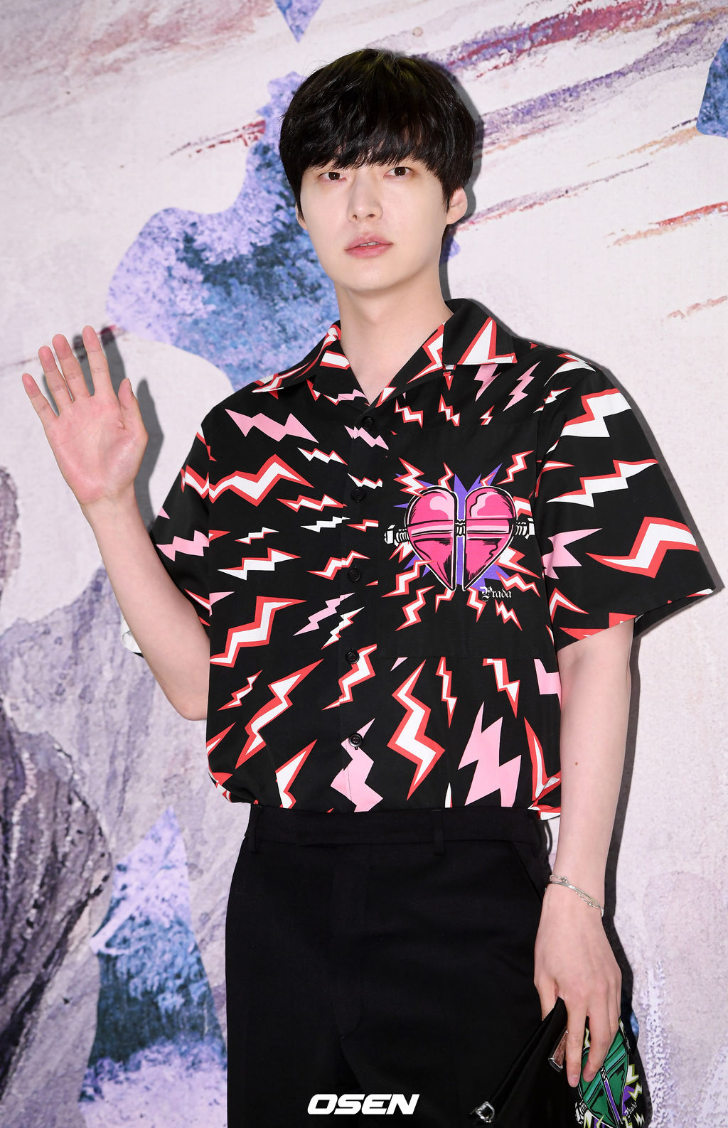 안재현이 포토월로 입장하며 포즈를 취하고 있다./ rumi@osen.co.kr