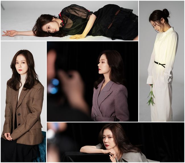 [사진=라원문화 제공] 장나라 그라치아 화보 촬영 현장 비하인드 컷.