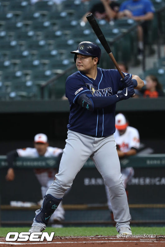 최지만(2019/8/23)ⓒGettyimages(무단전재 및 재배포 금지)