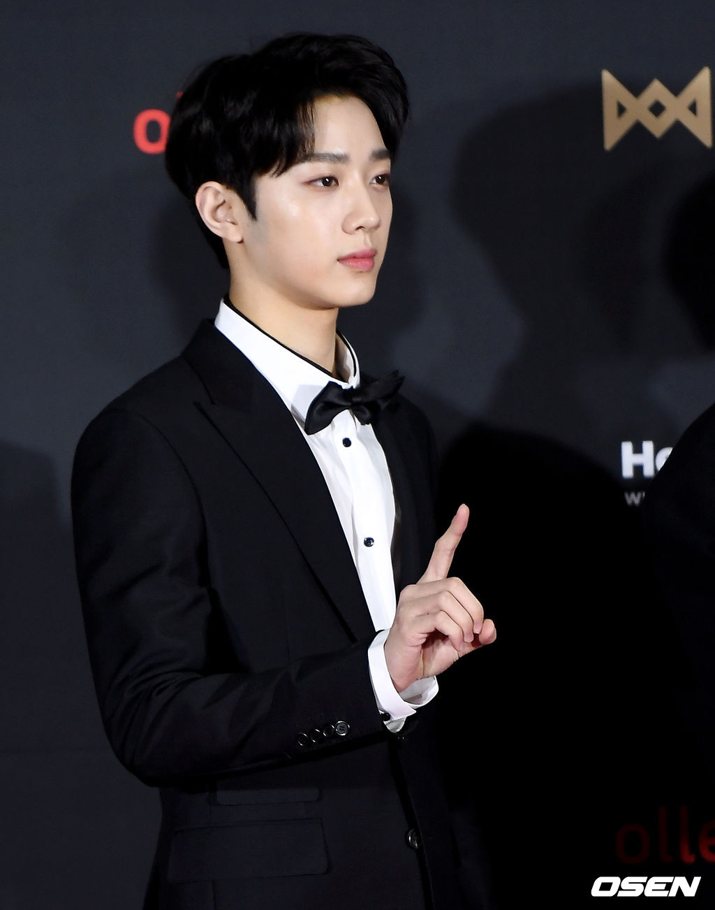 2018 KPMA(KOREA POPULAR MUSIC AWARDS, 한국대중음악시상식)가 20일 오후 경기도 고양시 일산서구 대화동 킨텍스에서 열렸다. 그룹 워너원 라이관린이 포토타임을 갖고 있다. /pjmpp@osen.co.kr