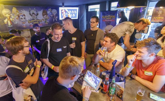 서머너즈 워 유럽투어 쾰른 현장 사진. /컴투스 제공.