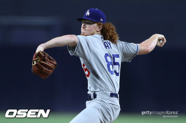 [사진] LA 다저스 더스틴 메이. ⓒGettyimages(무단전재 및 재배포 금지)