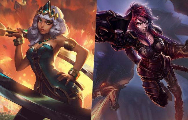 키아나(왼쪽)와 쉬바나. /라이엇 게임즈 제공.