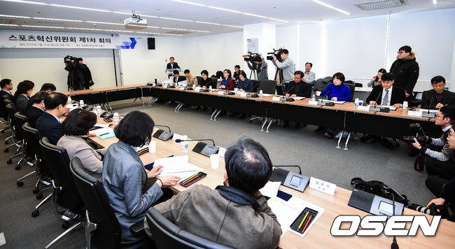 위원회는 6월까지 체육 분야 구조 혁신을 위한 세부과제를 도출하고, 2020년 1월까지 부처별 세부과제 이행 현황을 점검할 예정이다./ soul1014@osen.co.kr