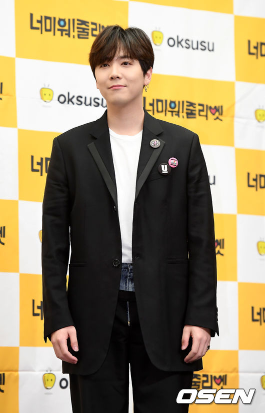 배우 이홍기가 8일 오후 서울 상암동 스탠포드호텔에서 열린 옥수수 오리지널 '너 미워! 줄리엣' 제작발표회 참석해 포토타임을 갖고 있다. / youngrae@osen.co.kr