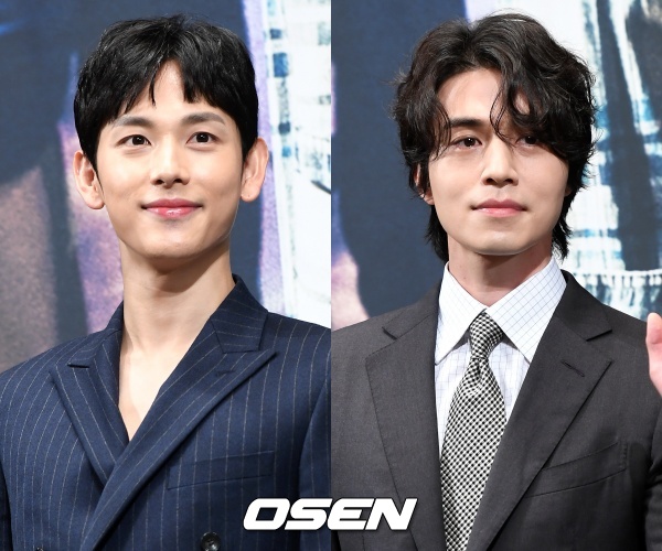 28일 오후 서울 논현동 임피리얼팰리스 호텔에서 OCN 드라마틱 시네마 ‘타인은 지옥이다' 제작발표회가 열렸다.  배우 임시완, 이동욱이 포토타임을 갖고 있다. /sunday@osen.co.kr