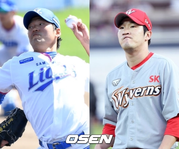 [사진] 백정현-박종훈 / OSEN DB.