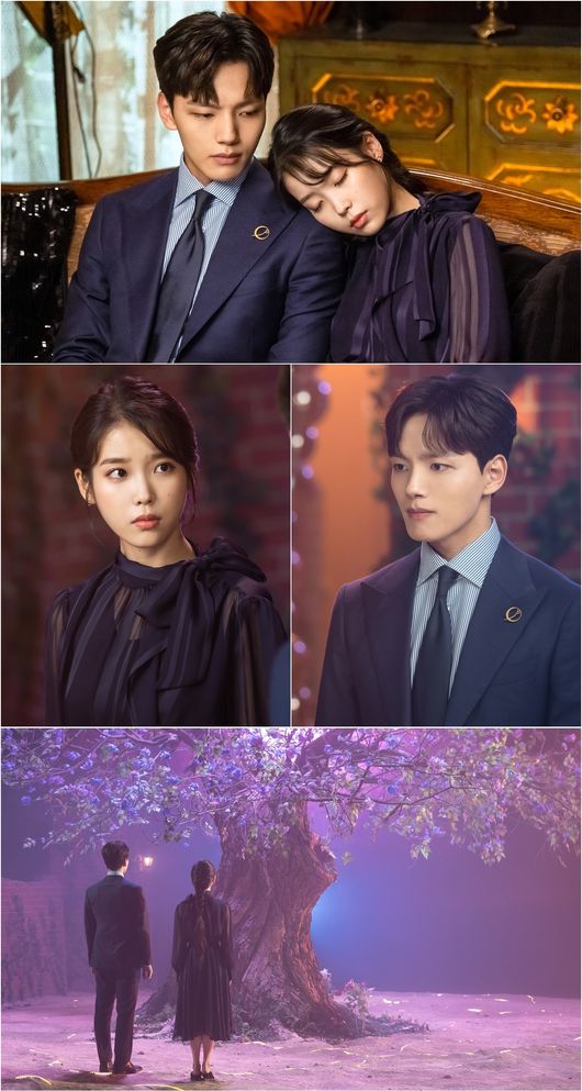 [사진=tvN 제공] '호텔 델루나'에서 남녀 주인공으로 열연한 여진구와 이지은 스틸 컷.