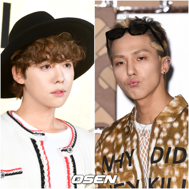 그룹 위너 멤버 김진우(왼쪽)와 송민호(오른쪽). OSEN DB.