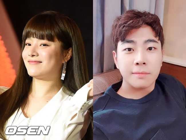 가수 벤(왼쪽)이 W 재단 이욱 이사장과 열애 중이다. OSEN DB, 이욱 SNS