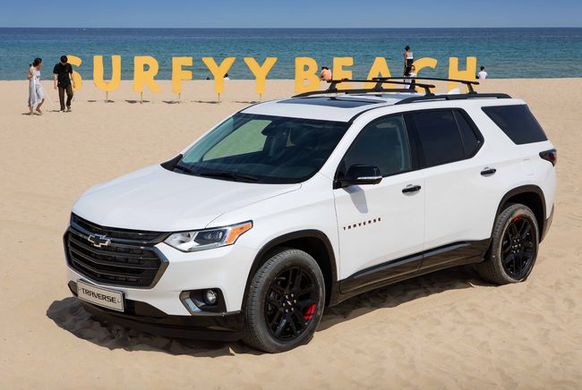 7인승 대형 SUV 쉐보레 트래버스.