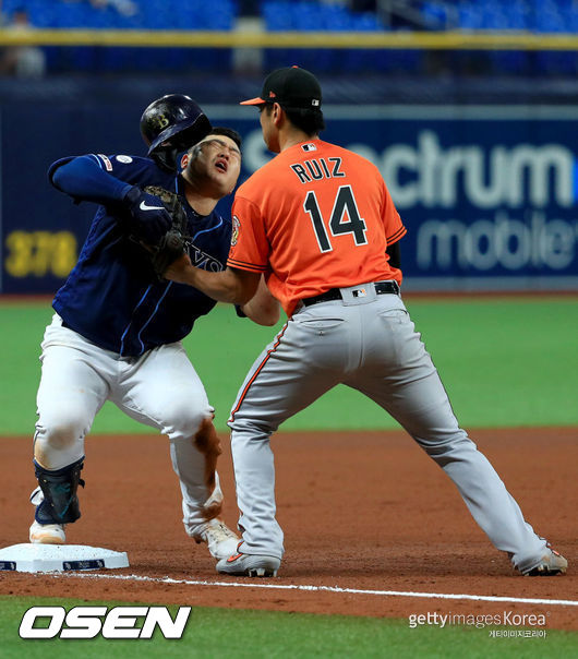 최지만(2019/9/4)ⓒGettyimages(무단전재 및 재배포 금지)