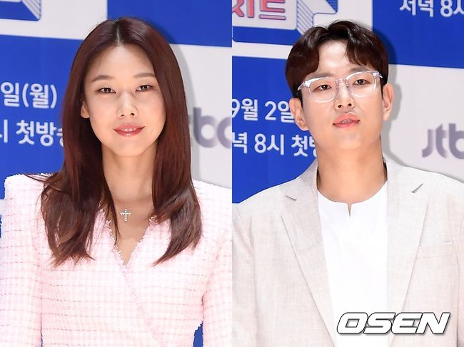 한혜진(왼쪽)과 장성규가 '호구의 차트'에서 호흡을 맞춘다. OSEN DB