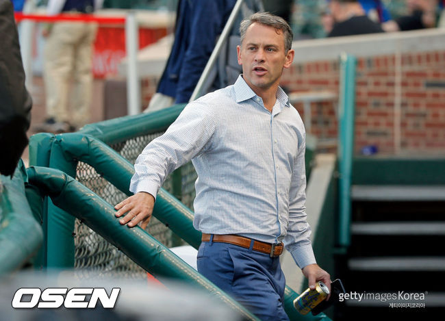 [사진] 제드 호이어 컵스 단장 / ⓒGettyimages(무단전재 및 재배포 금지)