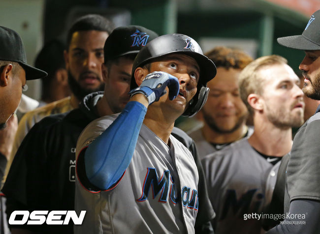 [사진] 마이애미 말린스 미겔 로하스. ⓒGettyimages(무단전재 및 재배포 금지)