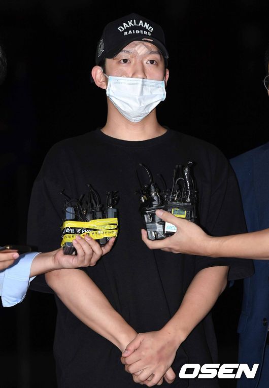 구하라의 남자친구 A씨가 인터뷰를 하고 있다./sunday@osen.co.kr