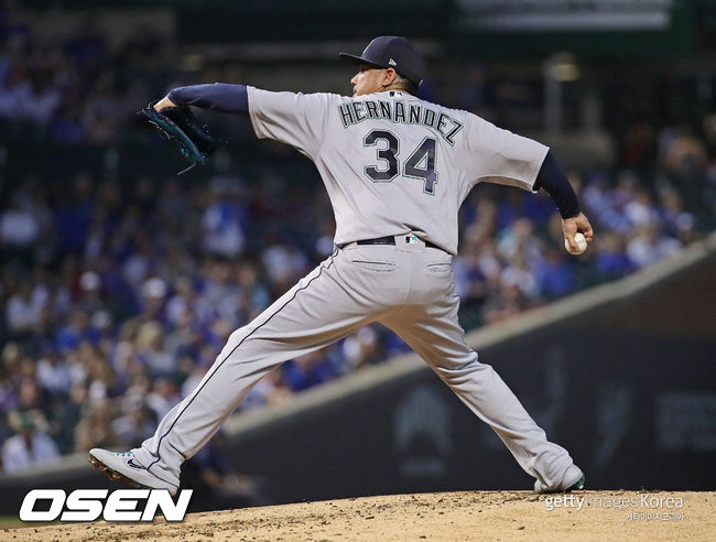 [사진] 시애틀 매리너스 펠릭스 에르난데스.  ⓒGettyimages(무단전재 및 재배포 금지)