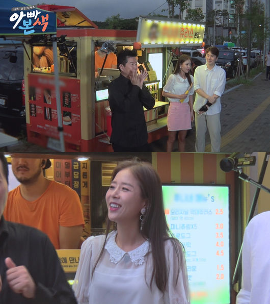 [사진=채널A 제공] '아빠본색'에서 신지를 응원한 태진아, 이루 부자와 송대관.