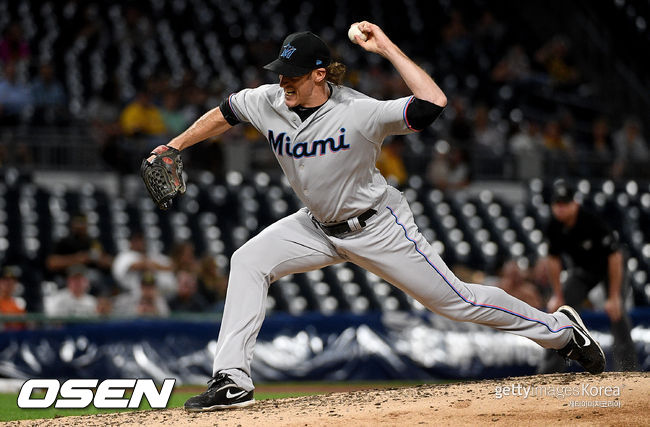 [사진] 마이애미 말린스 브라이언 모란. ⓒGettyimages(무단전재 및 재배포 금지)