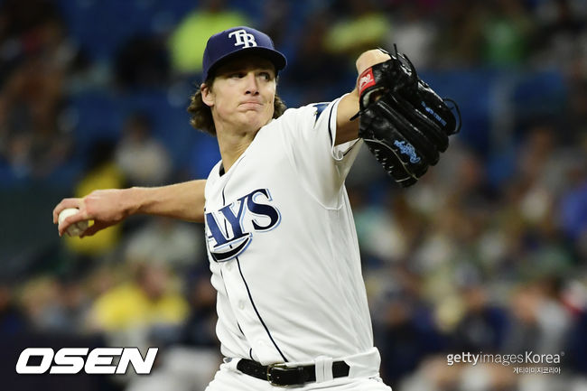 [사진] 탬파베이 레이스 타일러 글래스노. ⓒGettyimages(무단전재 및 재배포 금지)