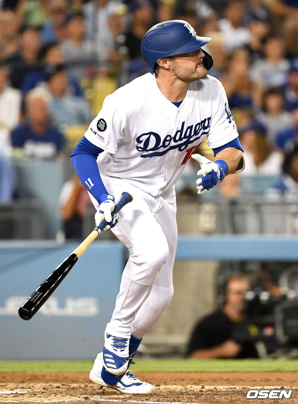 2회말 1사 주자없는 상황 다저스 A.J. 폴락이 선제 솔로포를 날리고 있다. /dreamer@osen.co.kr