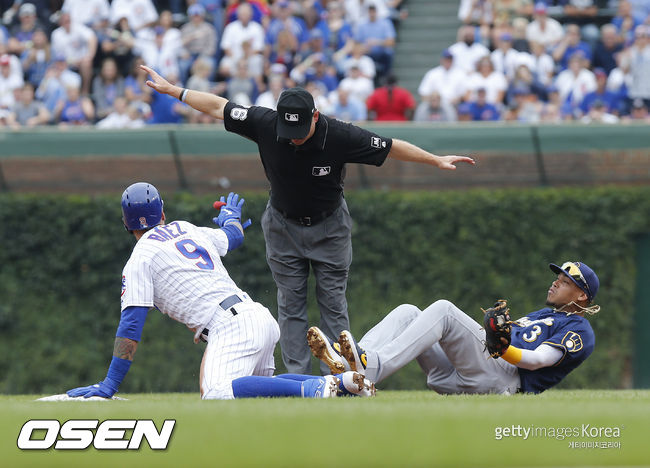 [사진] 시카고 컵스 하비에르 바에즈. ⓒGettyimages(무단전재 및 재배포 금지)