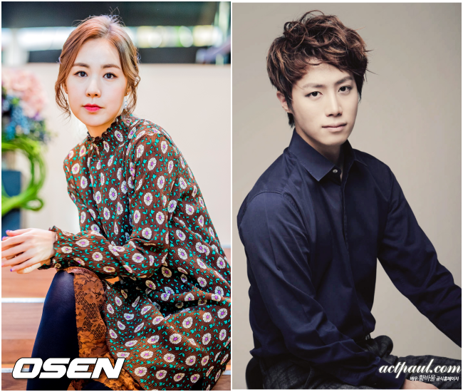 11월 9일에 결혼하는 그룹 베이비복스 출신 간미연(왼쪽, OSEN DB)과 배우 황바울(공식 홈페이지 제공).