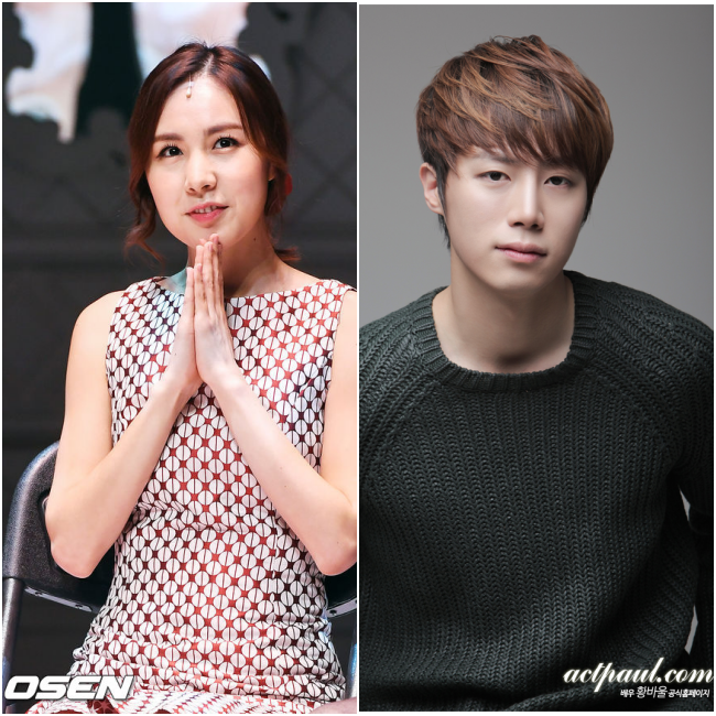 11월 9일에 결혼하는 그룹 베이비복스 출신 간미연(왼쪽, OSEN DB)과 배우 황바울(공식 홈페이지 제공).
