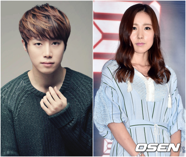 오는 11월 9일 결혼하는 뮤지컬 배우 황바울(왼쪽, 디모스트엔터테인먼트 제공)과 그룹 베이비복스 출신 간미연(오른쪽, OSEN DB).