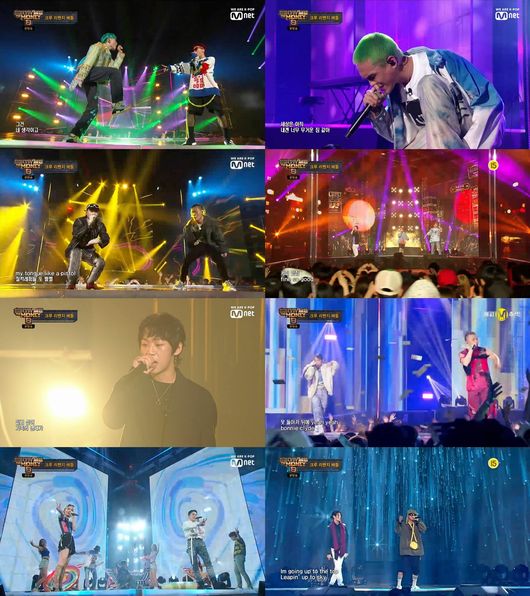 '쇼미8' 방송화면