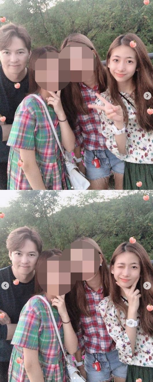 [사진=박민하 SNS] 박민하가 공개한 아빠 박찬민 아나운서와 찍은 사진들.